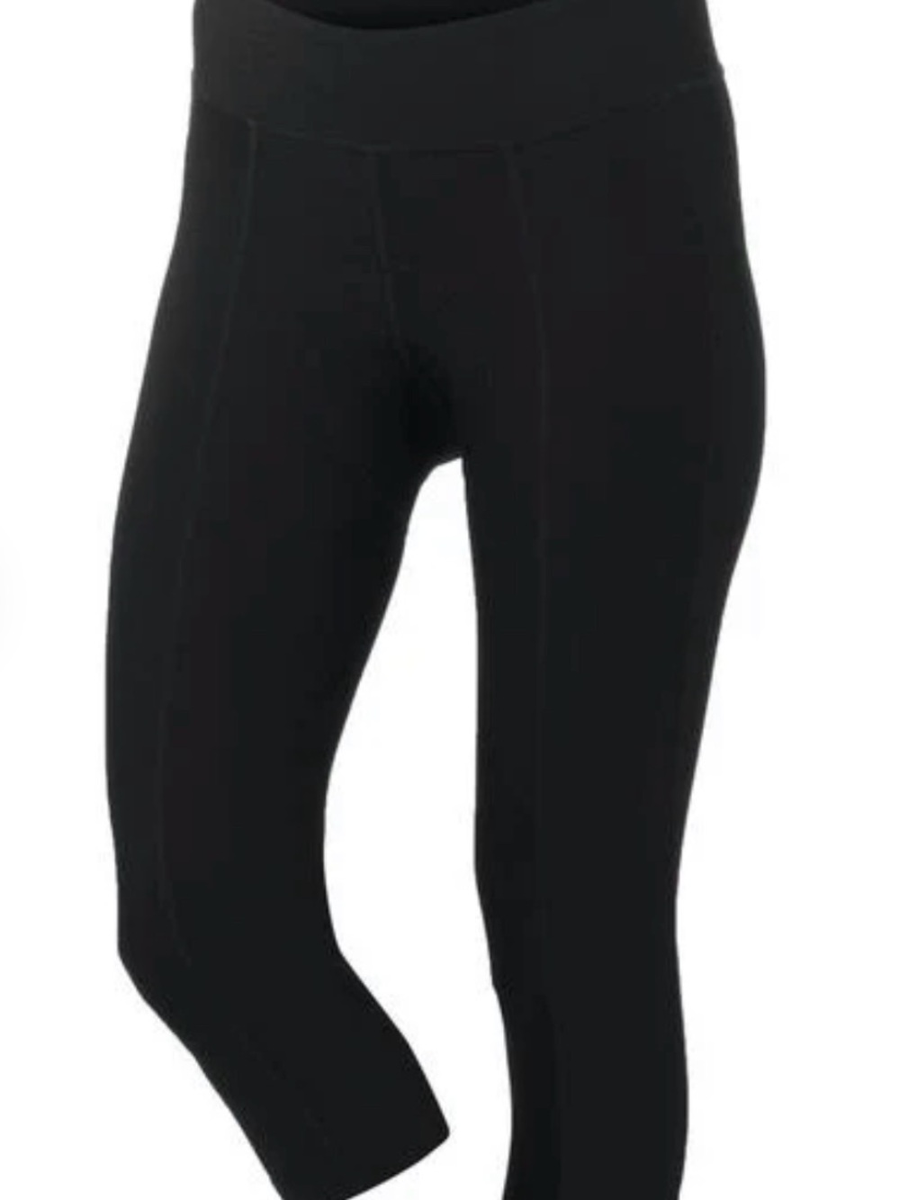 shebeest Cycling Pedal Pusher Black Capri Leggings